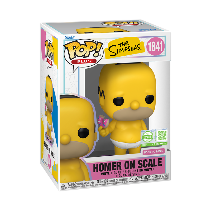 Funko POP! The Simpsons #1841 Homer on Scale LE5000 Ultra Exclusivo
