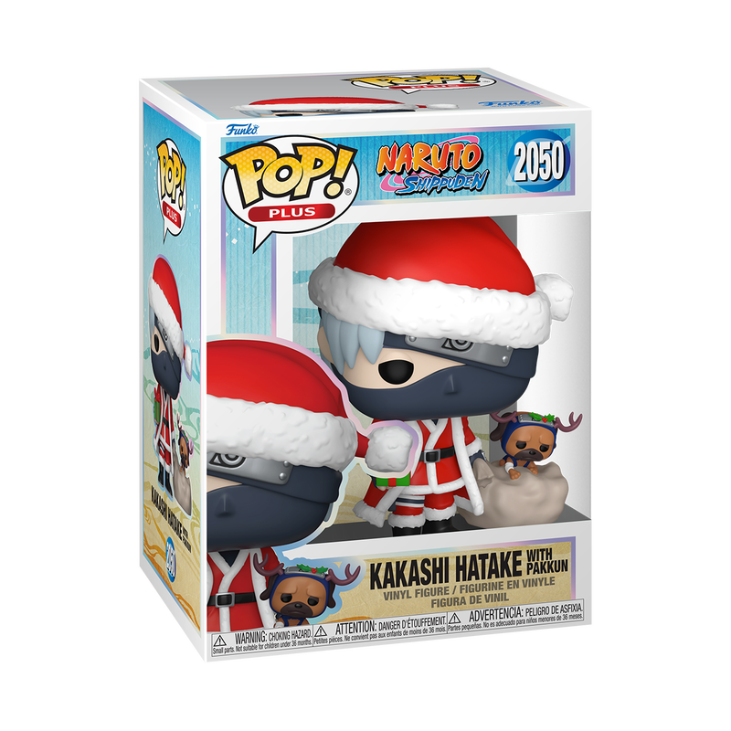 Funko POP! Naruto: Shippuden #2050 Kakashi Hatake with Pakkun (Holiday Outfit)