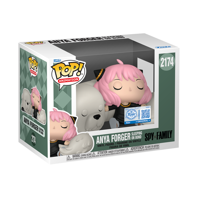 Funko POP! Spy x Family #2174 Anya Forger Sleeping on Bond Exclusivo