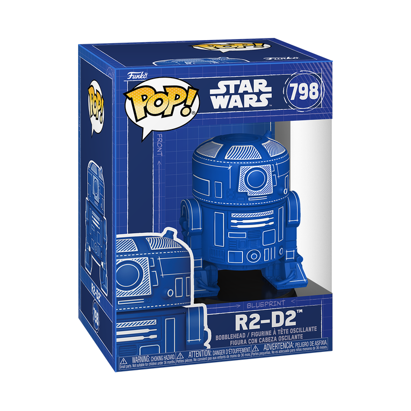 Funko POP! Star Wars #798 R2-D2 (Blueprint)