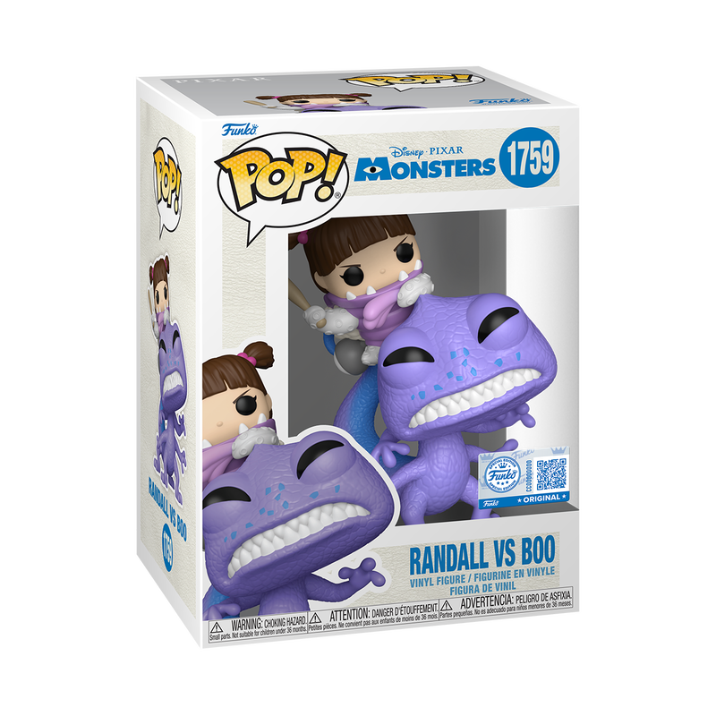 Funko POP! Disney Monsters Inc. #1759 Randall vs Boo Exclusivo