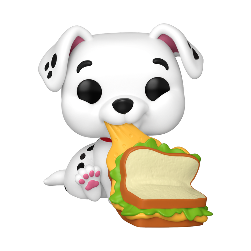 Funko POP! Disney 101 Dalmatians #1685 Rolly with Cheese Sandwich Exclusivo