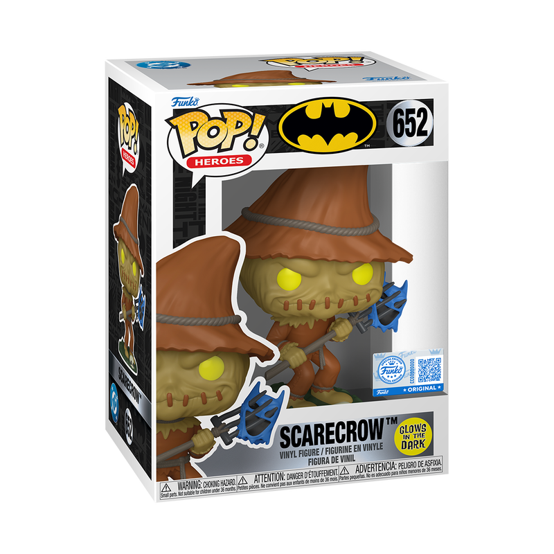 [PRÉ-RESERVA] Funko POP! DC Batman #652 Scarecrow with Pitchfork GITD Exclusivo