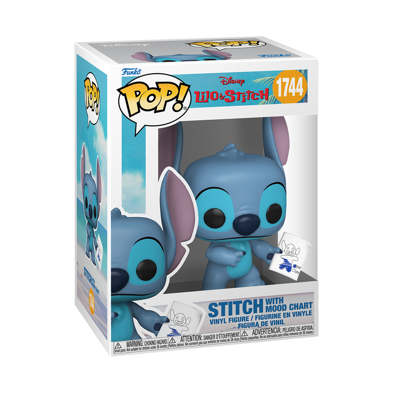 [PRÉ-RESERVA] Funko POP! Disney Lilo & Stitch #1744 Stitch with Mood Chart
