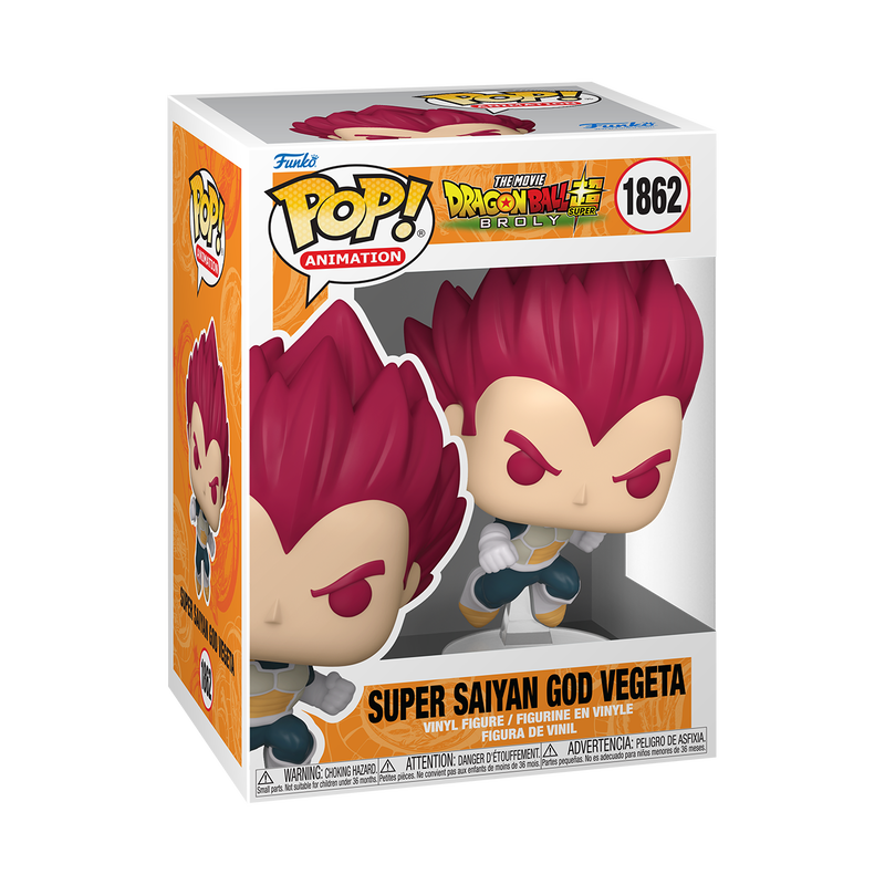 Funko POP! Dragon Ball Super: Broly #1862 Super Saiyan God Vegeta