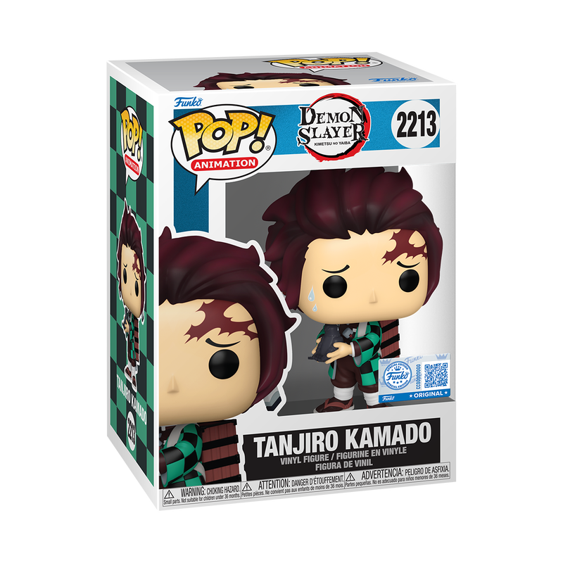Funko POP! Demon Slayer #2213 Tanjiro Kamado with Crow Exclusivo