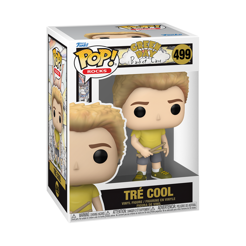 [PRÉ-RESERVA] Funko POP! Rocks Green Day #499 Tré Cool (Basket Case)