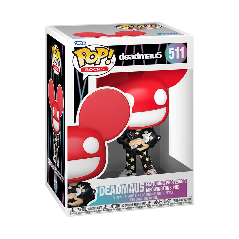 [PRÉ-RESERVA] Funko POP! Rocks deadmau5 #511 deadmau5 featuring Professor Meowingtons PhD