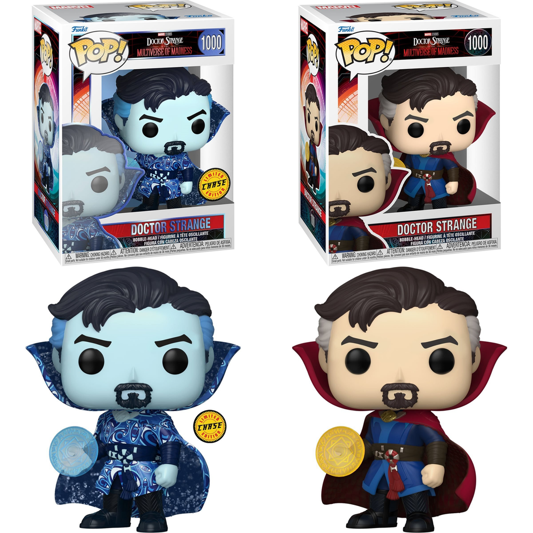 Funko POP! Marvel Doctor Strange in the Multiverse of Madness #1000 Doctor Strange Chase Bundle