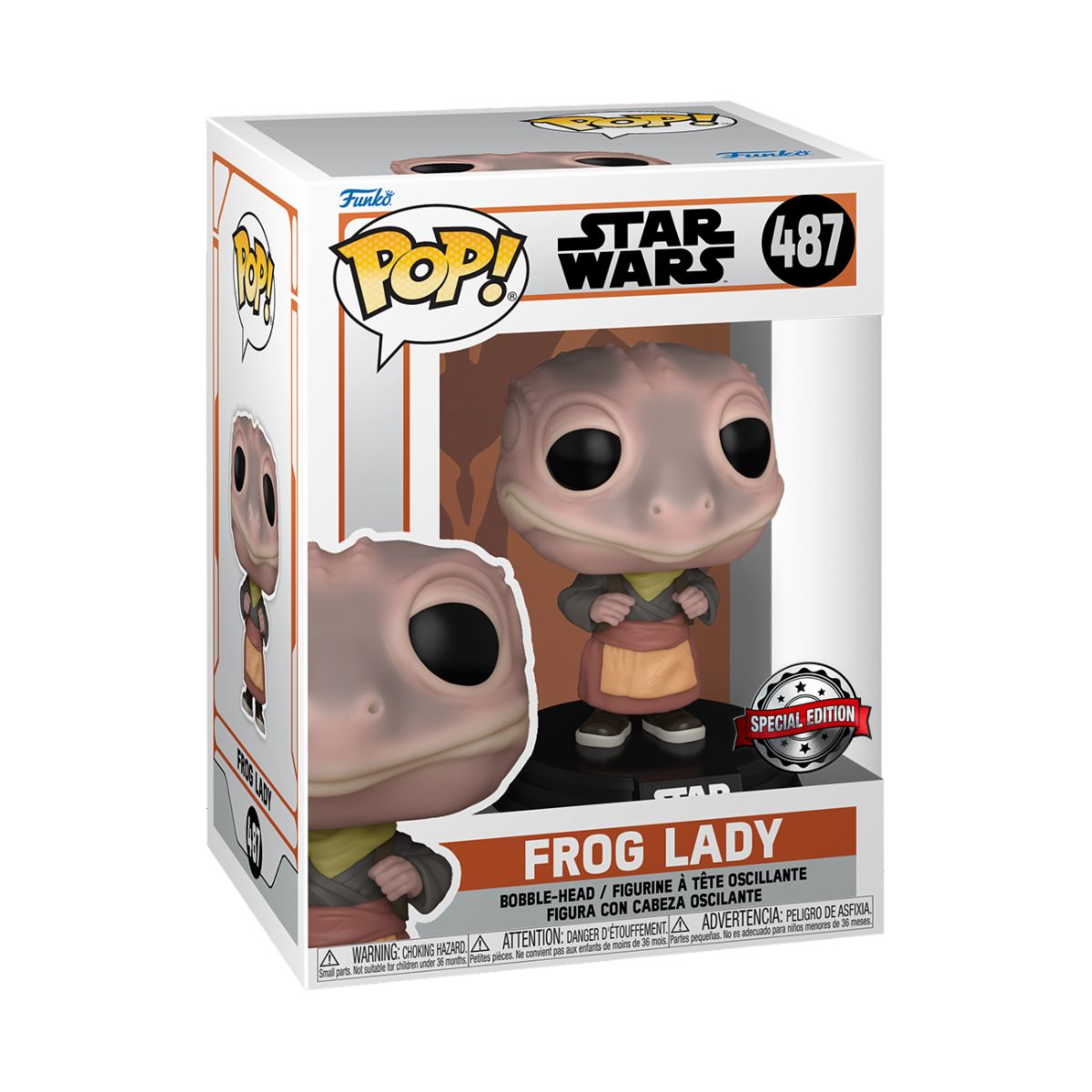 Funko POP! Star Wars Mandalorian #487 Frog Lady Exclusivo