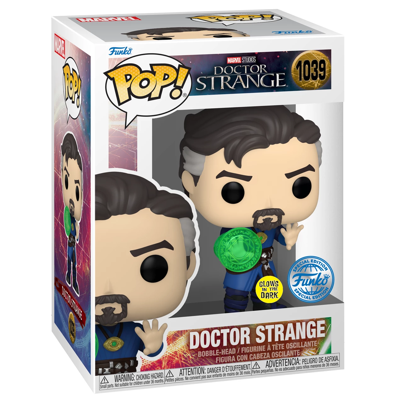 Funko POP! Marvel #1039 Doctor Strange GITD Exclusivo