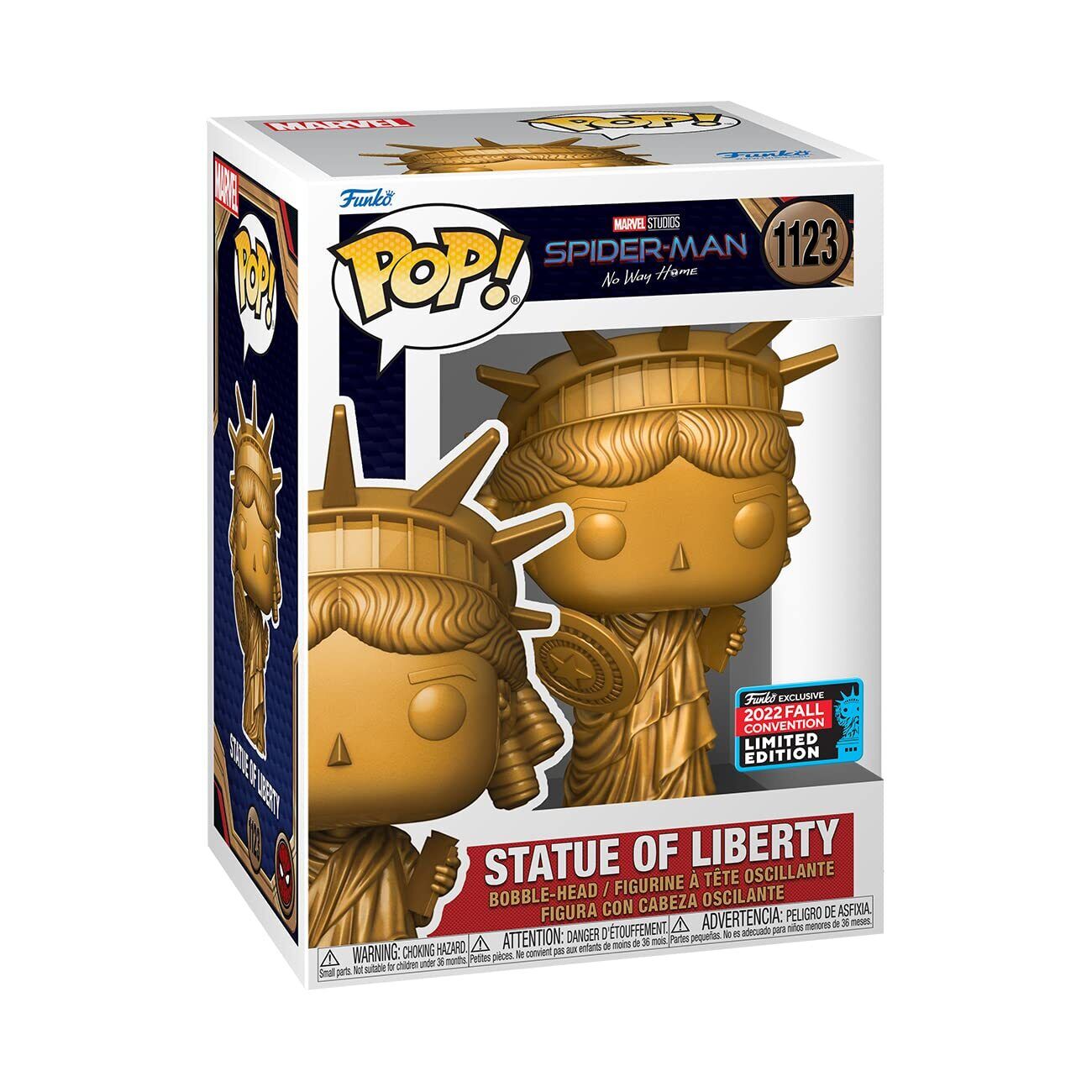 Funko Pop! Marvel Spider-Man No Way Home #1123 Lady Liberty NYCC 2022 Exclusivo