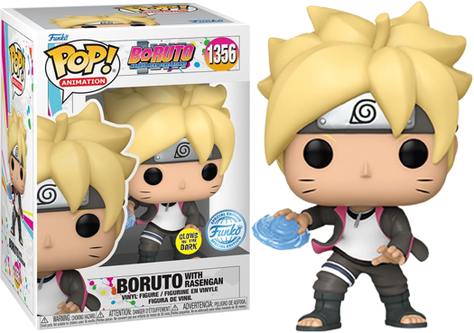 Funko POP! Boruto: Naruto Next Generations #1356  Boruto with Rasengan GITD Exclusivo