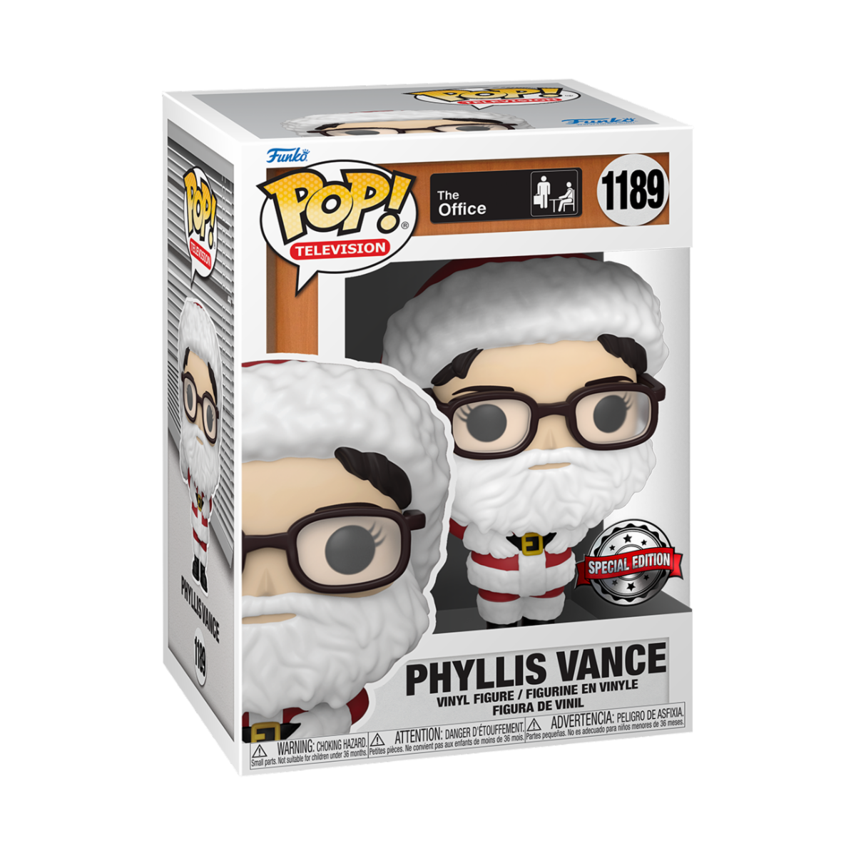 Funko POP! The Office #1189 Santa Phyllis Vance Exclusivo
