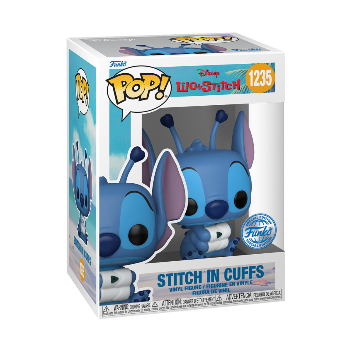 Funko POP! Disney Lilo & Stitch #1235 Stitch in Cuffs Exclusivo