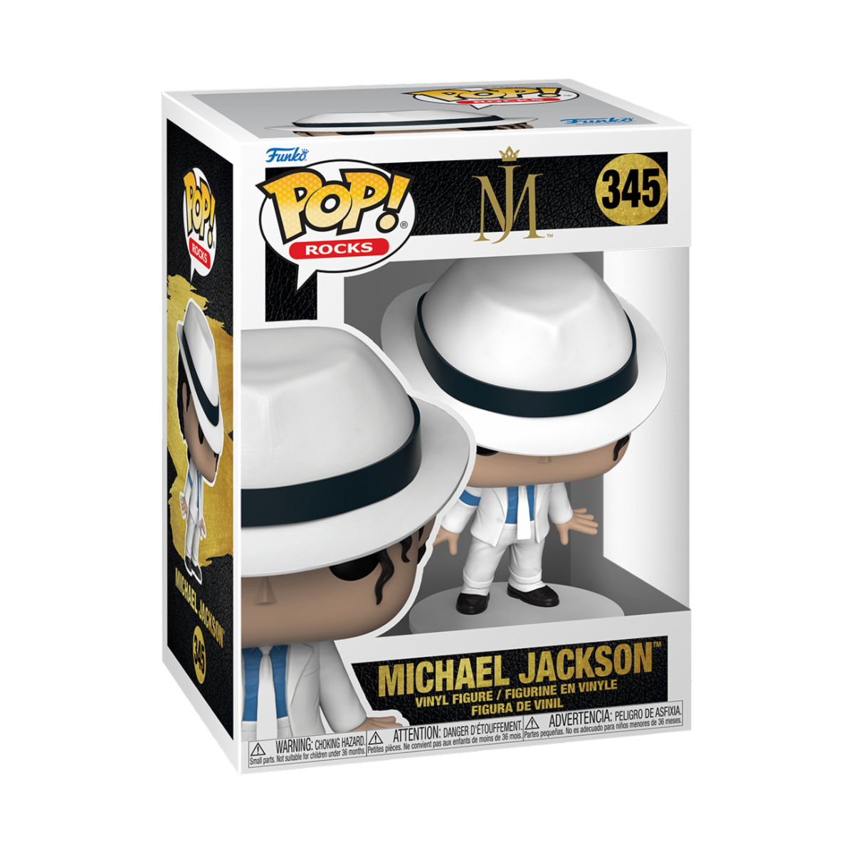 [PRÉ-RESERVA] Michael Jackson POP! Rocks Vinyl Figure MJ (Smooth Criminal) 9 cm