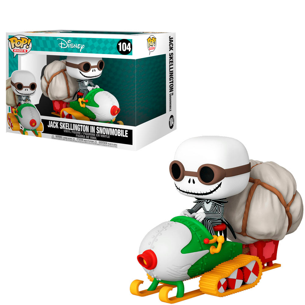 Funko POP! The Nightmare Before Christmas Ride #104 Jack & Snowmobile