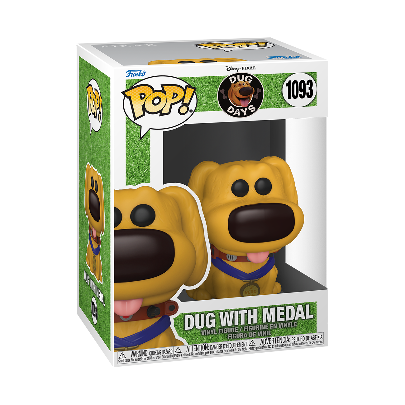 Funko POP! Disney Dug Days #1093 Dug with Medal