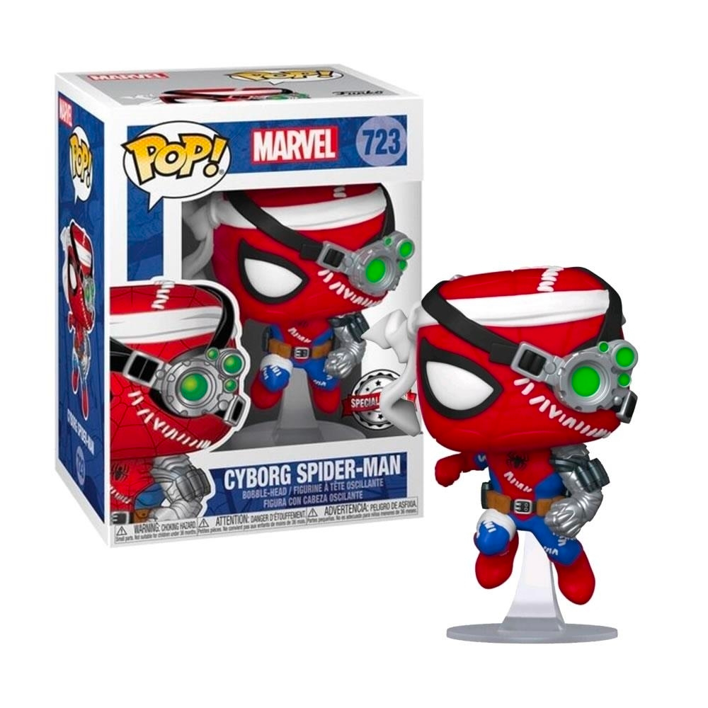Funko POP! Marvel #723 Cyborg Spider-Man Exclusivo