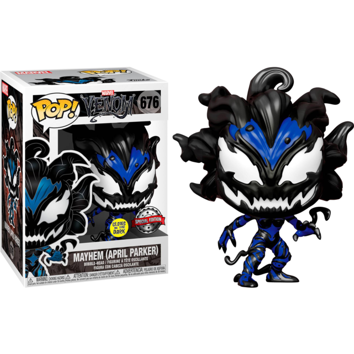 Funko POP! Marvel #676 April Parker as Mayhem GITD Exclusivo