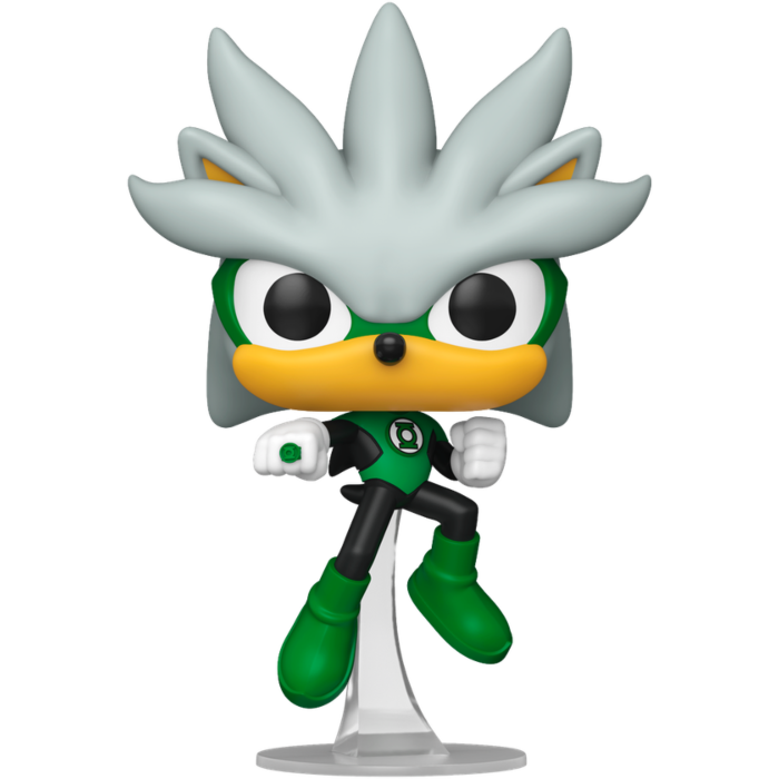 Funko POP! Justice League x Sonic the Hedgehog  #592 Silver as The Green Lantern Exclusivo
