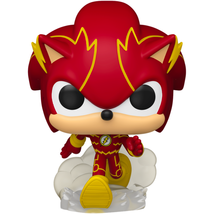 Funko POP! Justice League x Sonic the Hedgehog #593 Sonic as The Flash Exclusivo