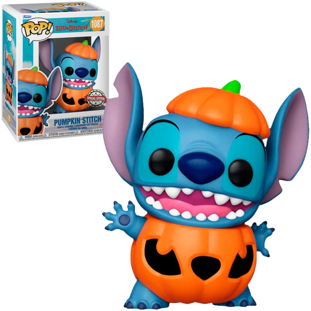 Funko POP! Disney Lilo & Stitch #1087 Stitch Pumpkin Exclusivo
