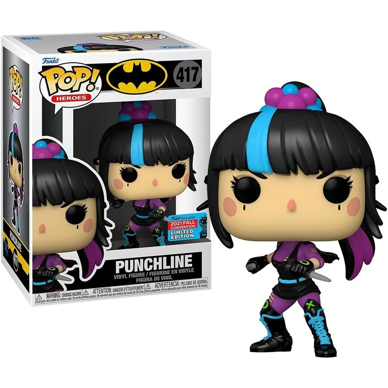 Funko POP! DC #417 Punchline ECCC 2021 Exclusivo (Caixas Danificadas)
