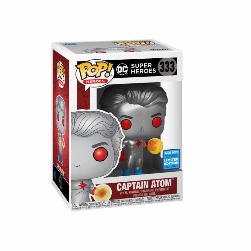 Funko POP! DC Super Heroes Captain Atom Wondrous Con #333 Exclusivo