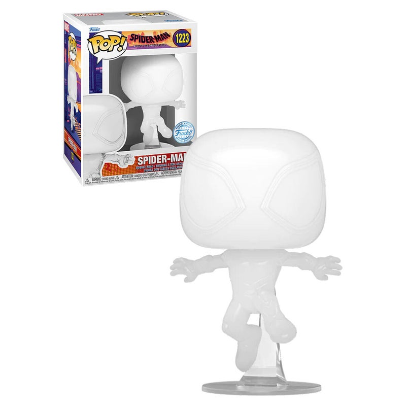 Funko POP! Marvel Spider-Man Across the Spiderverse #1223 Miles Morales Spider-Man (Traslucent) Exclusivo