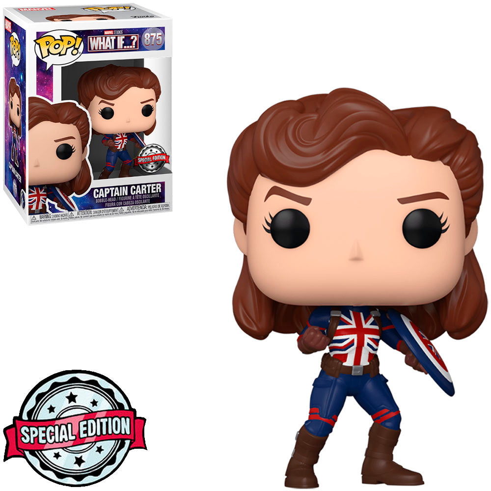 Funko POP! Marvel What If...? #875 Captain Carter Exclusivo