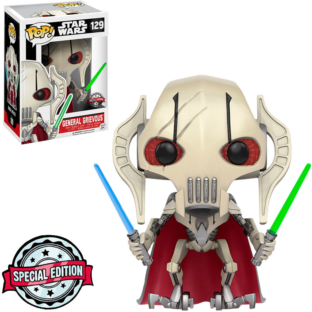 [PRÉ-RESERVA] Funko POP! Star Wars #129 General Grievous Exclusivo