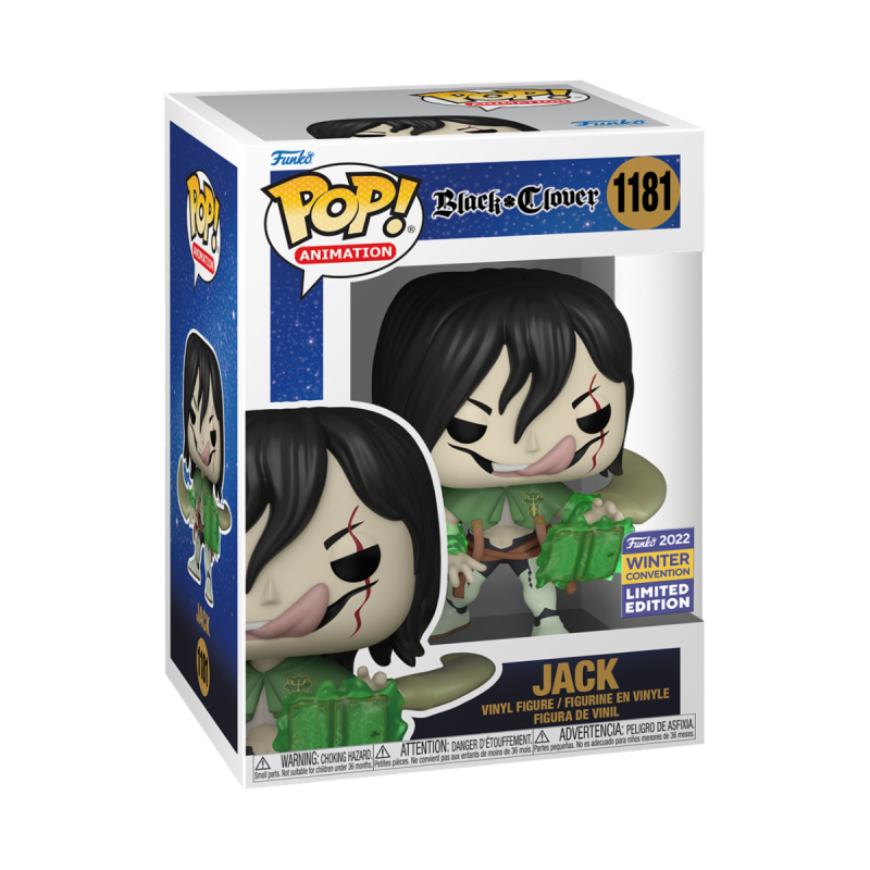 Funko Pop! Black Clover #1181 Jack Exclusivo Winter Convention 2022
