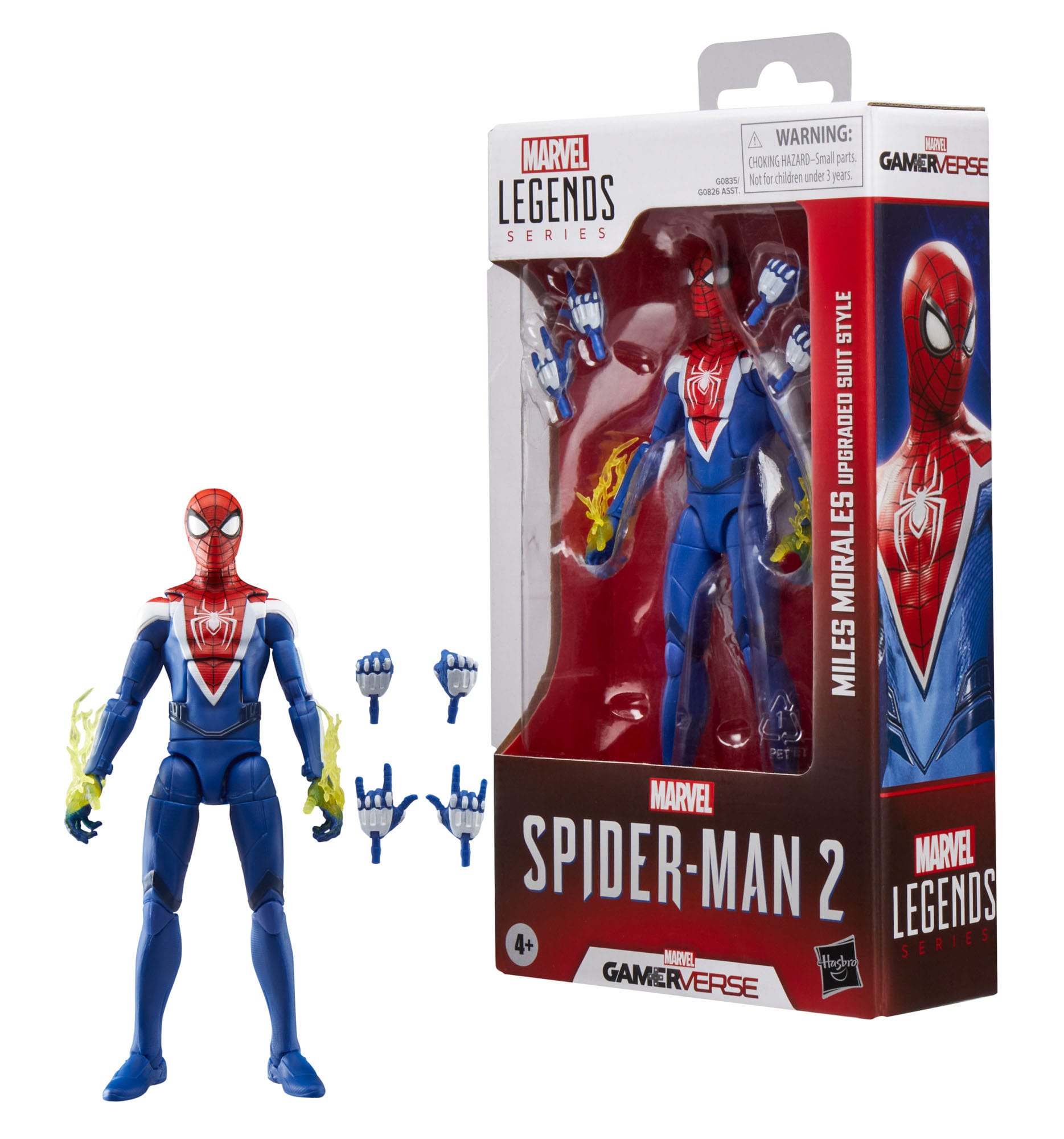 Spider-Man 2 Marvel Legends Gamerverse Action Figure Miles Morales (Upgraded Suit Style) 15 cm