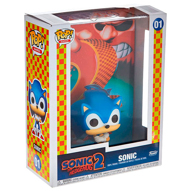 Funko POP! Game Covers #01 Sonic The Hedgehog 2 Exclusivo