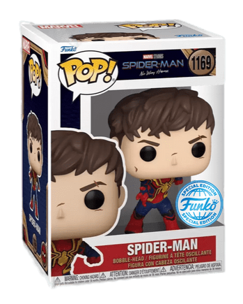 Funko POP! Marvel Spider-Man No Way Home #1169 Spider-Man Unmasked Exclusivo