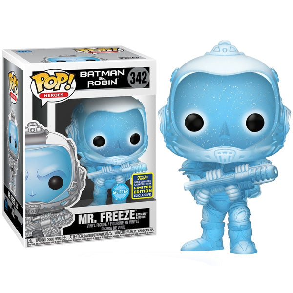 Funko POP! DC Batman & Robin #342 Mr. Freeze Glitter SDCC 2020 Exclusivo