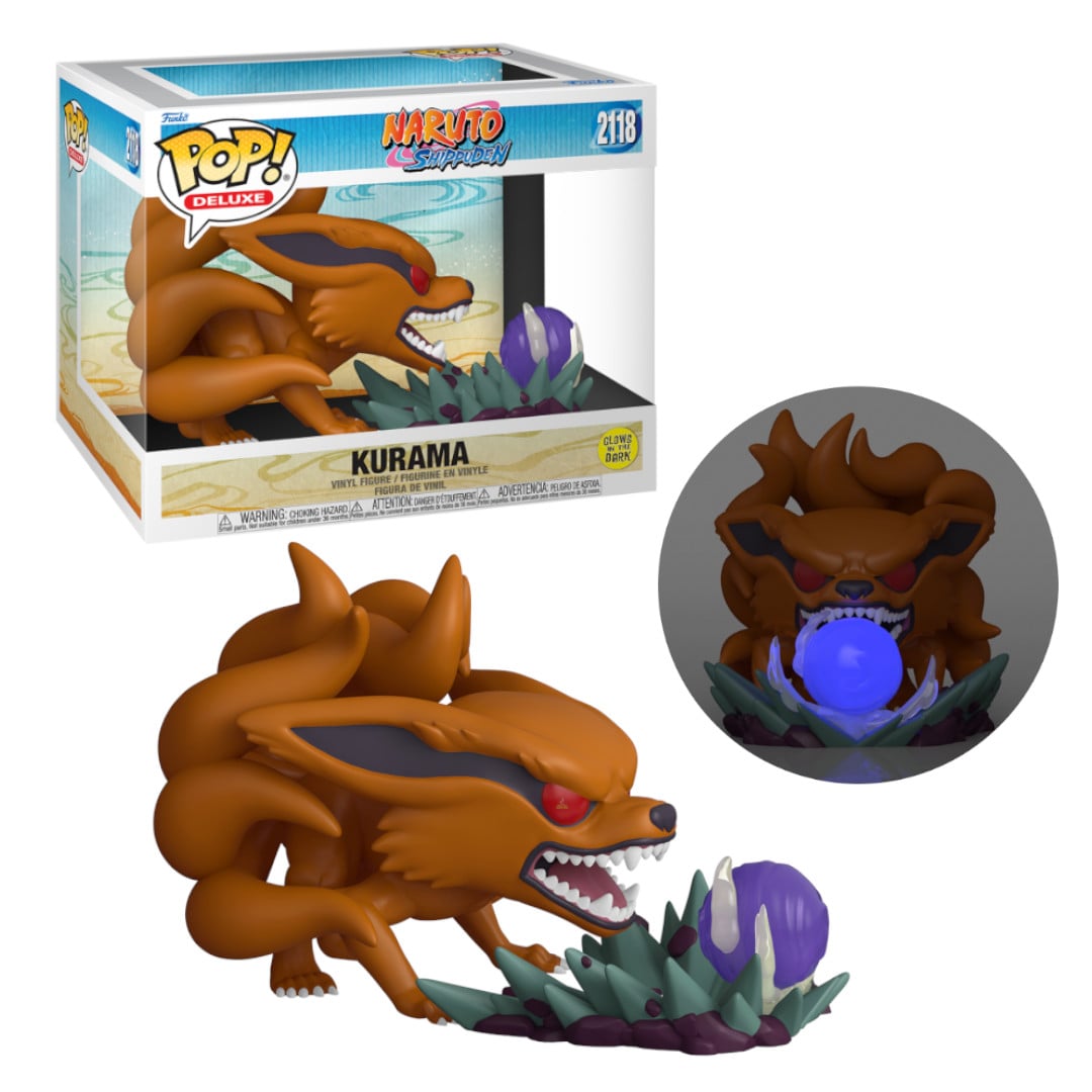 [PRÉ-RESERVA] Funko POP! Naruto: Shippuden #2118 Kurama with Tailed beast Ball Bomb GITD