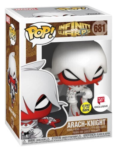 Funko POP! Marvel #681 Infinity Warps Arach-Knight GITD Exclusivo