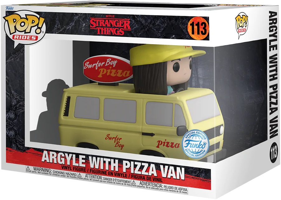 [PRÉ-RESERVA] Funko POP! Stranger Things #113 Argyle with Pizza Van Exclusivo