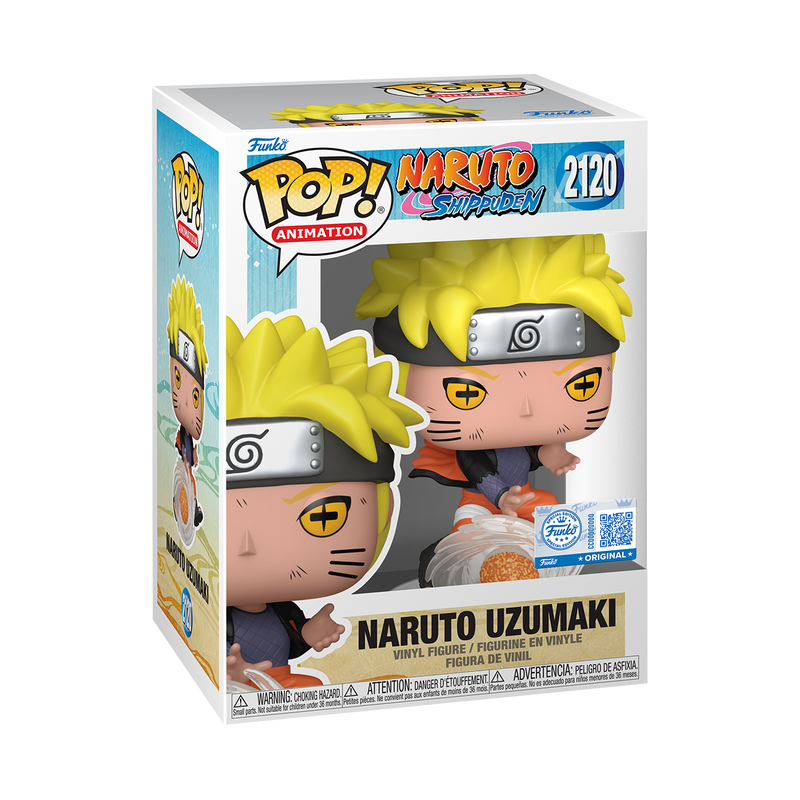 Funko POP! Naruto: Shippuden #2120 Naruto Uzumaki (Lava Release Rasenshuriken) Exclusivo