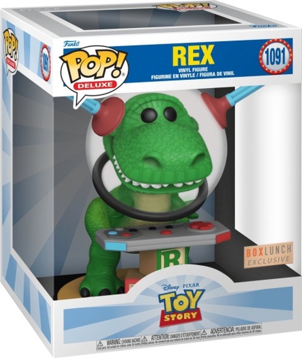Funko POP! Deluxe Disney Toy Story #1091 Rex Exclusivo