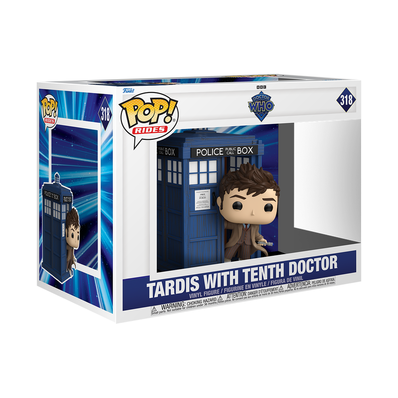 [PRÉ-RESERVA] Funko POP! Doctor Who #318 Tardis with Tenth Doctor