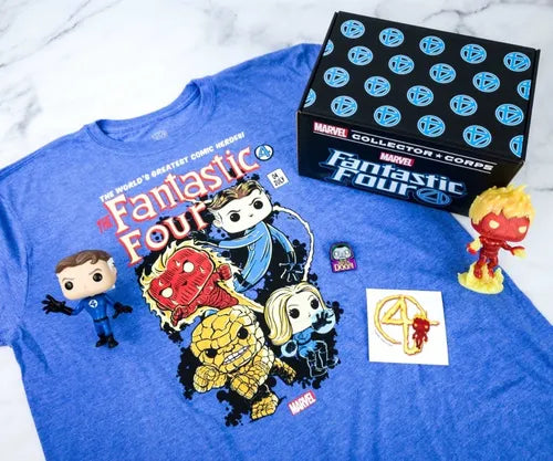 Funko Marvel Collector Corps Box Fantastic Four Exclusivo