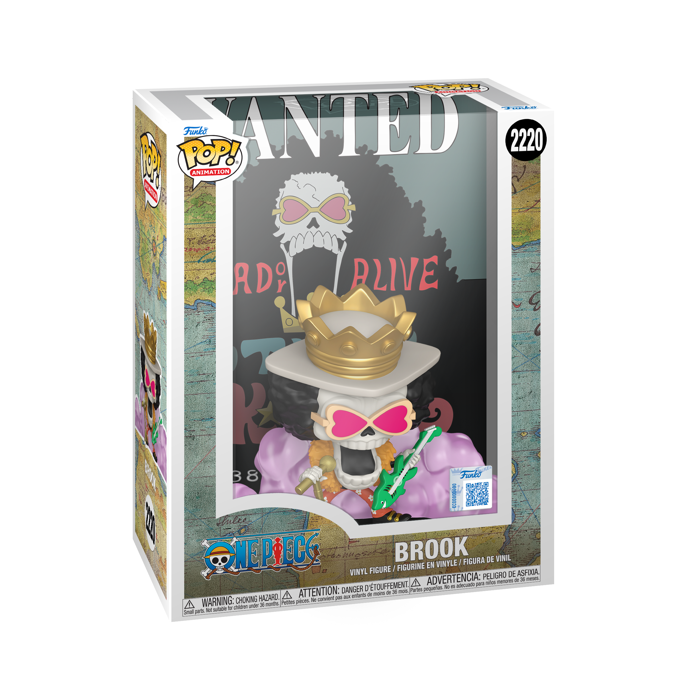 Funko POP! One Piece #2220 Brook (Wanted Poster) Exclusivo