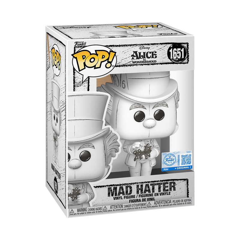 Funko POP! Disney Alice in Wonderland #1651 Mad Hatte (Sketched) Exclusivo