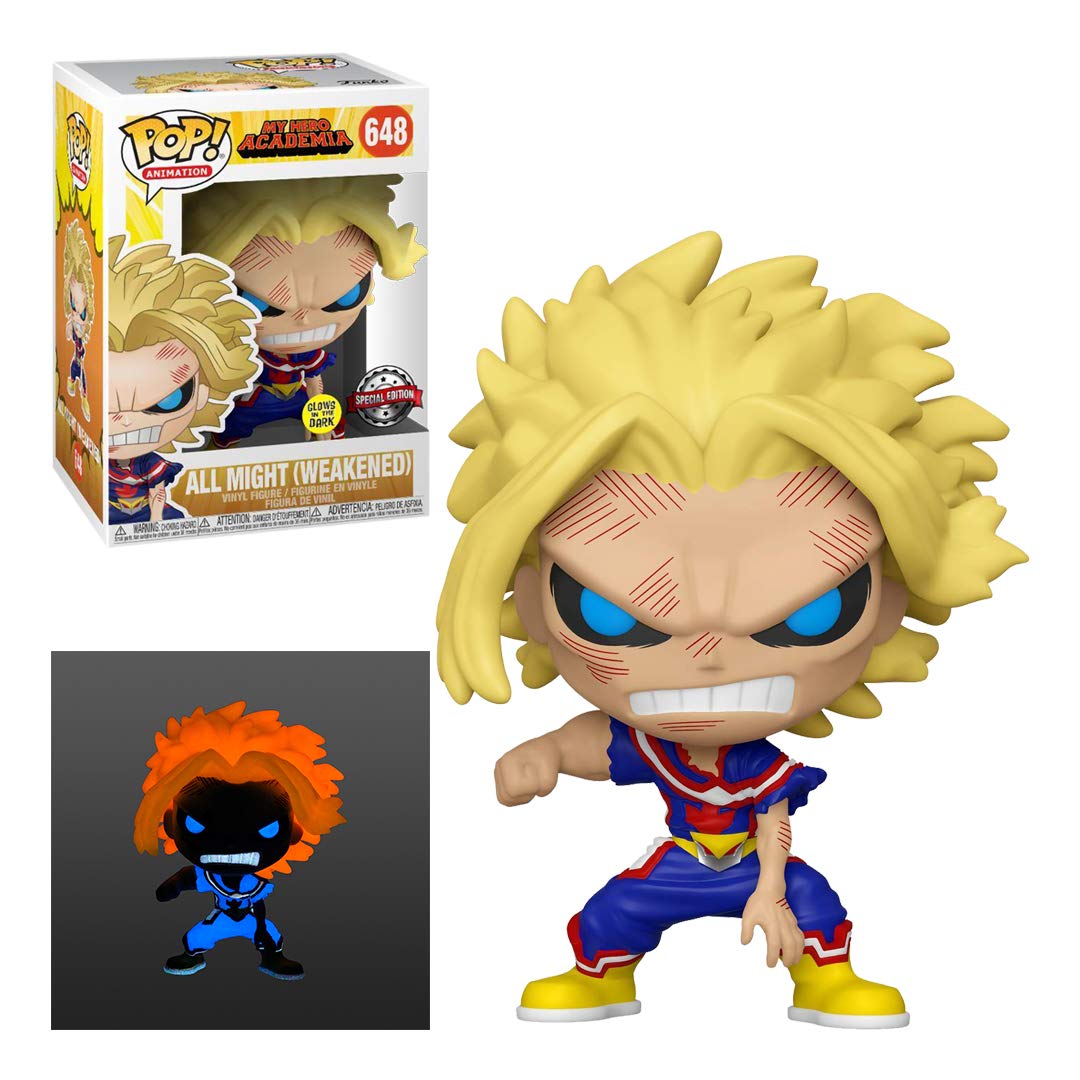 [PRÉ-RESERVA] Funko POP! My Hero Academia #648 All Might Weakened GITD Exclusivo