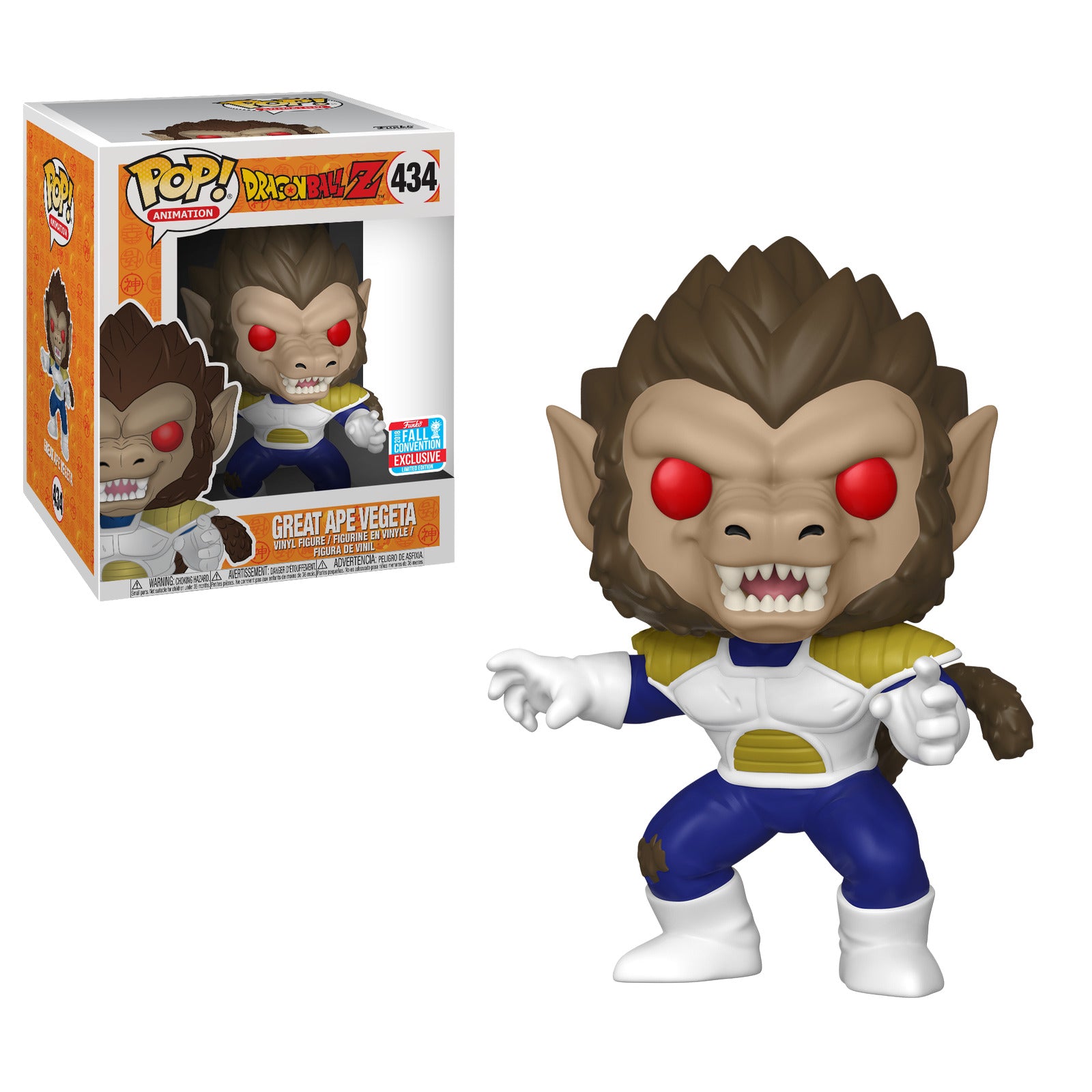 [PRÉ-RESERVA] Funko POP! Dragon Ball Z #434 Great Ape Vegeta 2018 NYCC Exclusivo