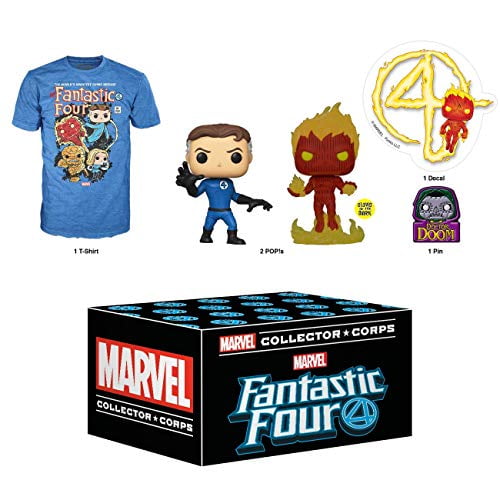 Funko Marvel Collector Corps Box Fantastic Four Exclusivo