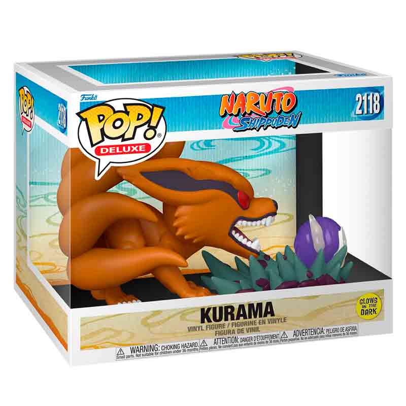 [PRÉ-RESERVA] Funko POP! Naruto: Shippuden #2118 Kurama with Tailed beast Ball Bomb GITD
